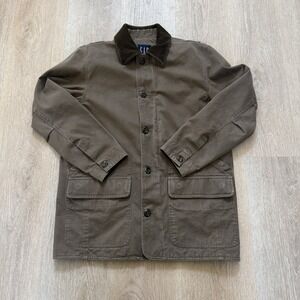 Vintage 2002 Gap‎ Quilted Lined Barn Chore Jacket Vtg Y2k Outdoors USA Men's M
